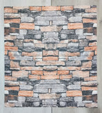 دیوارپوش فومی سفید آجری