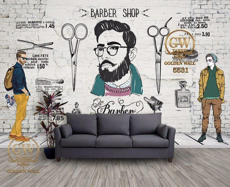 پوستر آرایشگاع مردانه