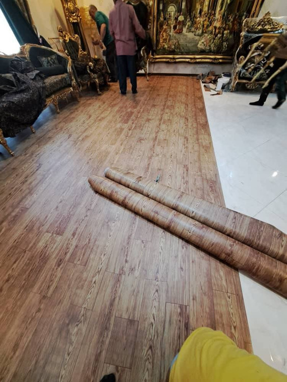 نمونه اجرا شده کفپوش رولی