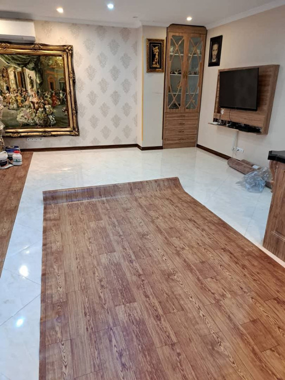 کفپوش سوپریم نصب شده